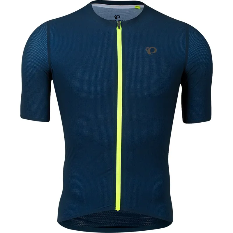 Pearl Izumi Mens PRO Air Jersey Navy/Screaming Yellow